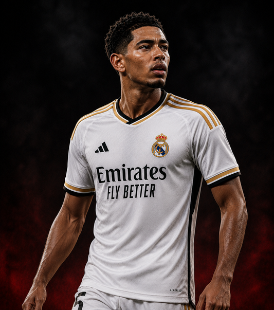 Premium White Football Jersey – Emirates Edition